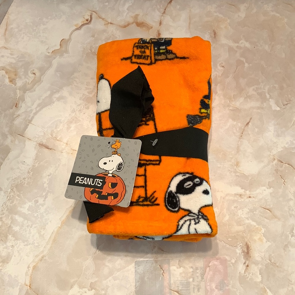 Peanuts: 2 pack Halloween theme terry cloth hand towels